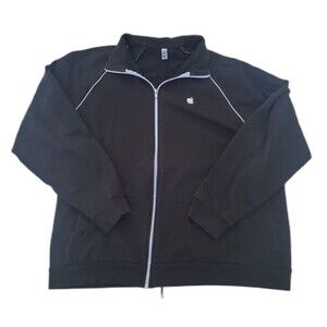 Vtg Y2k Apple Employee Full Zip Track Jacket